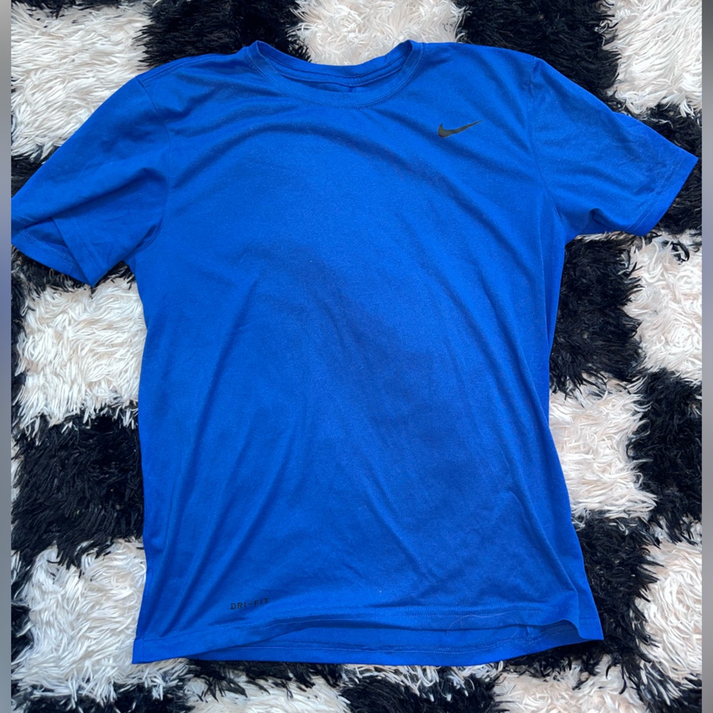 Nike Royal Blue Tee with Black Swoosh